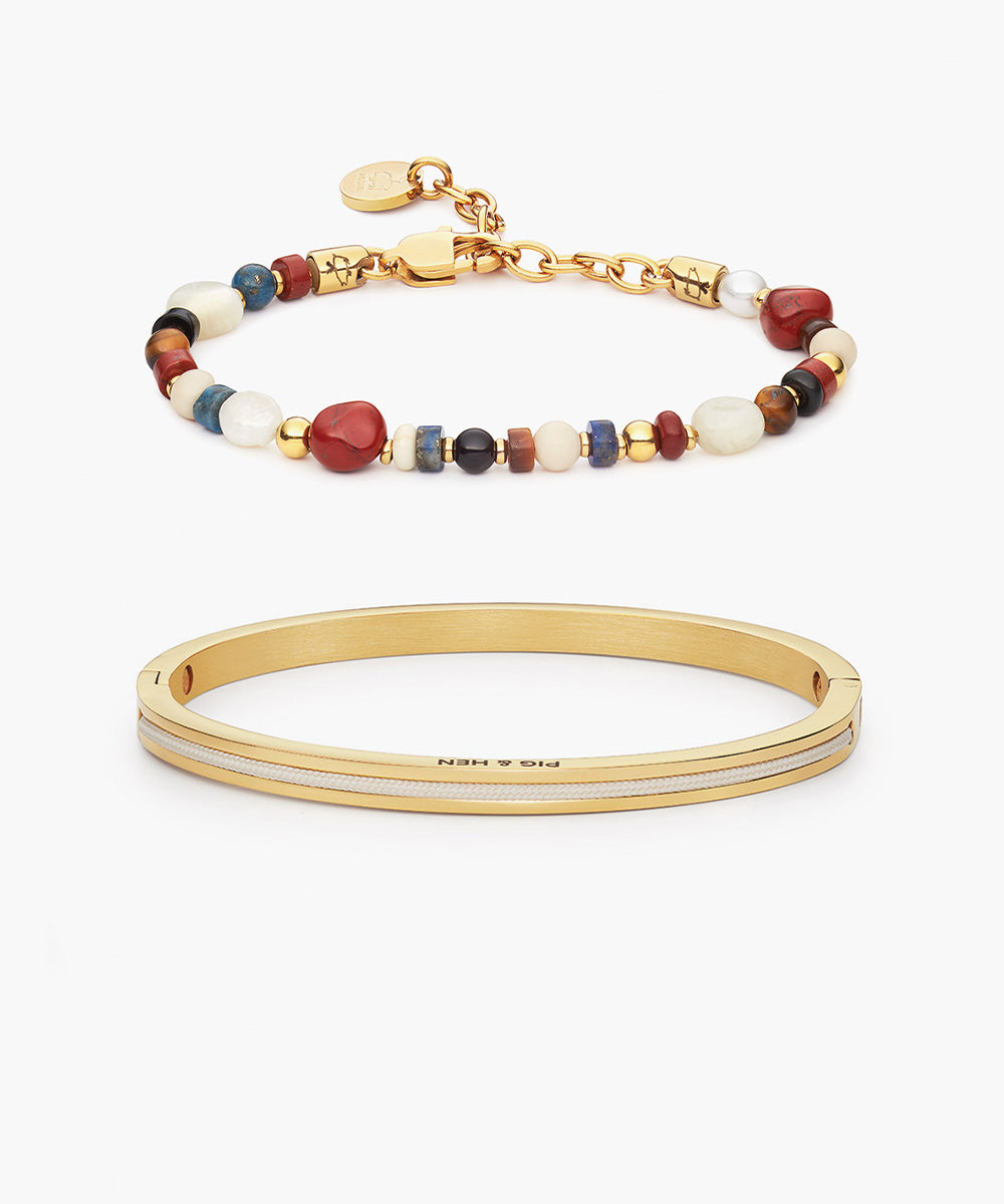 Mosaic Aurora & Maya Lou Ivory Set