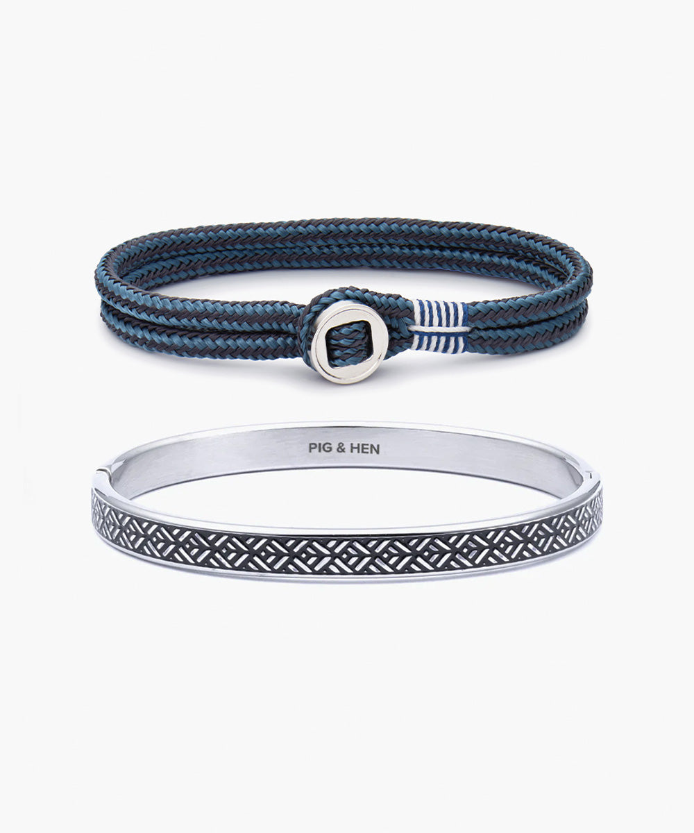 Don Dino Slate Gray - Ash Blue & Striato Set