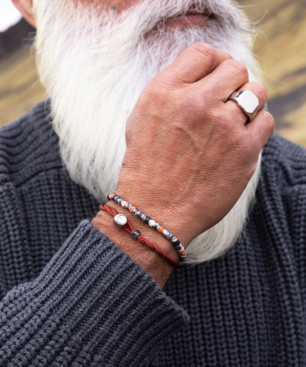 Easy Ed Velvet Red & Brontide Lillehammer & Classic Ring Set