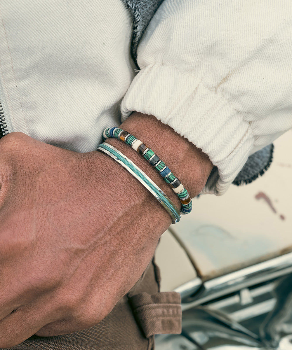 Navarch 6mm Patina Green | Silver