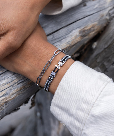 Catena Venetian 7 mm Black | Silver