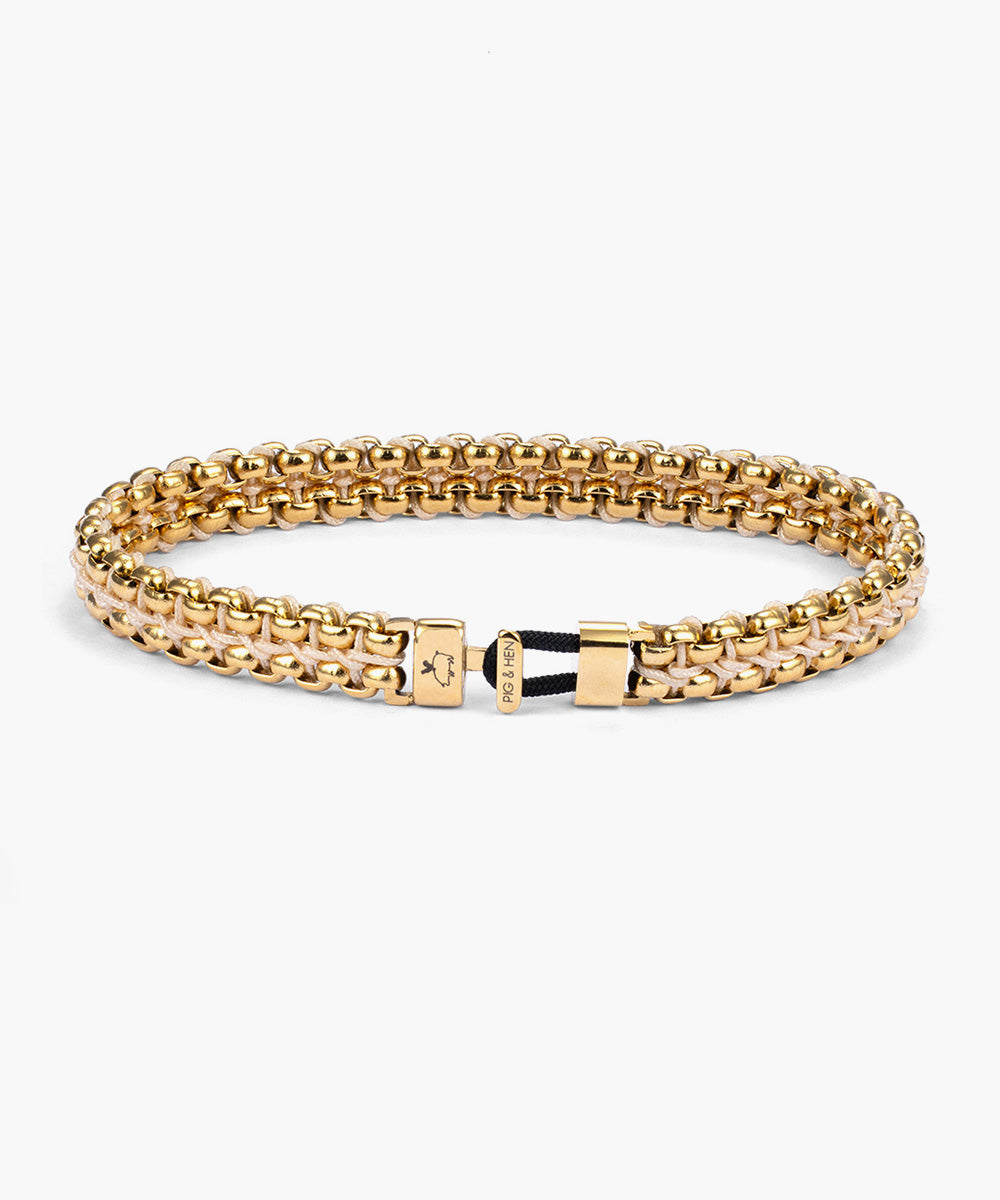 Catena Venetian 7 mm Ivory | Gold