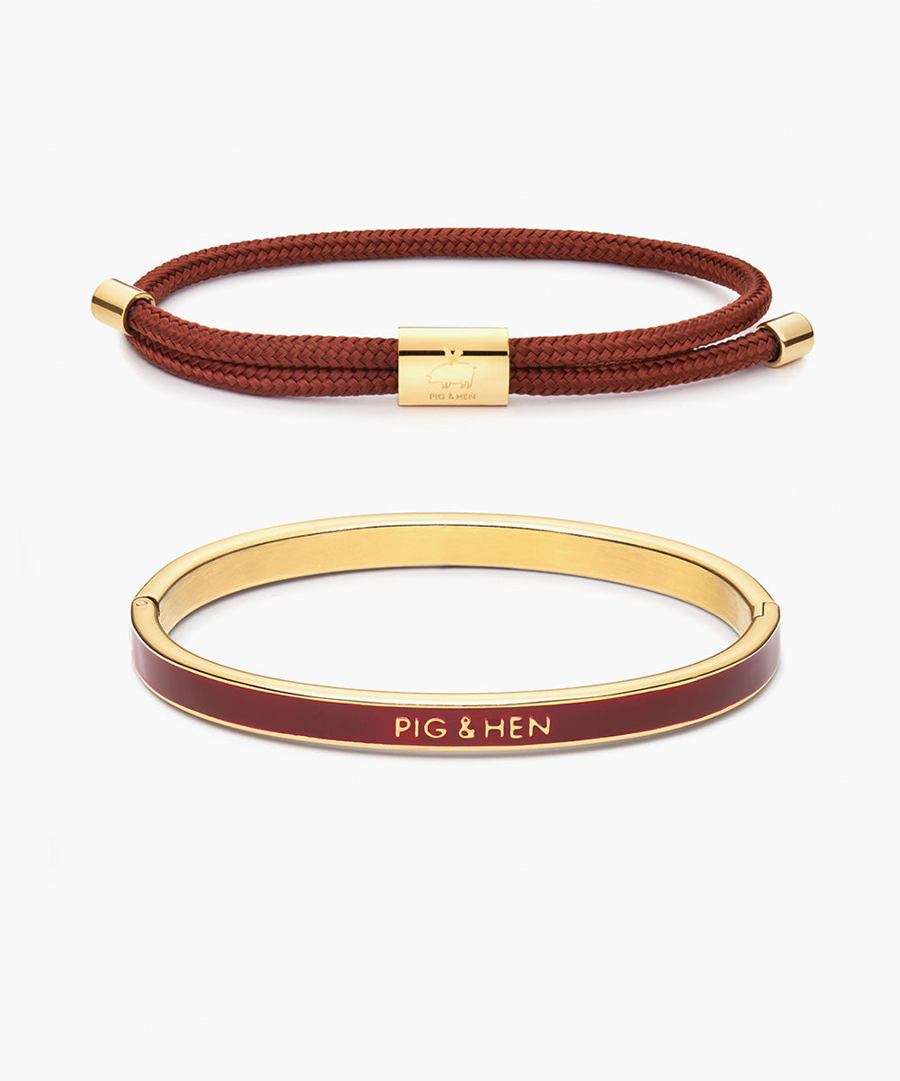Lewis Velvet Red & Maya Lou Aura Set