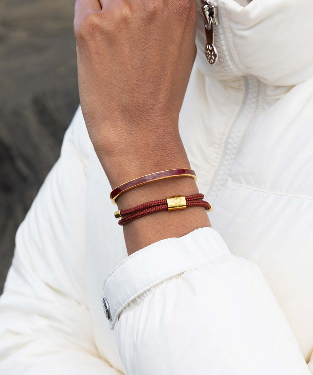 Lewis Velvet Red | Gold