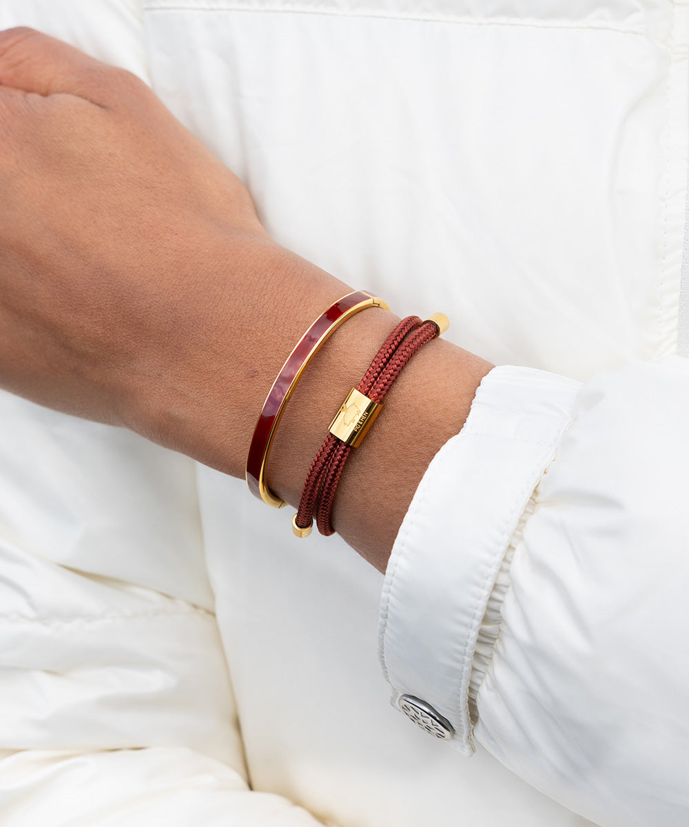 Lewis Velvet Red | Gold