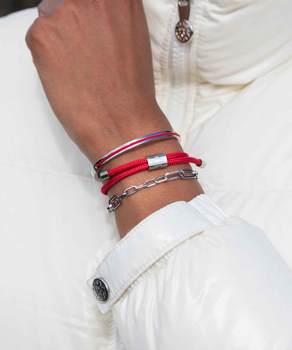 Maya Lou Raspberry | Silver