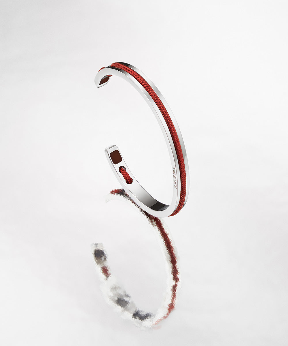 Navarch 6mm Velvet Red | Silver