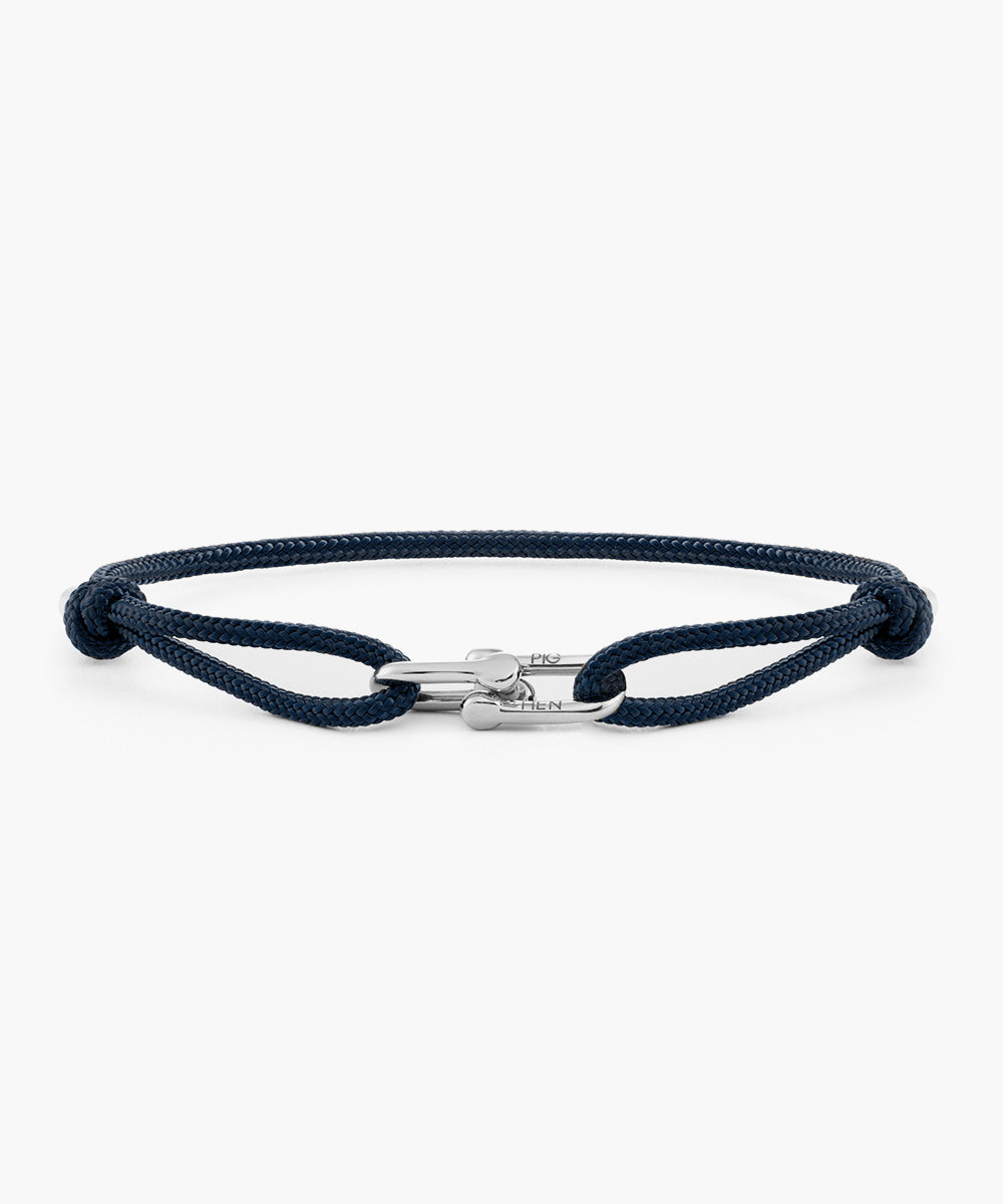 Daunting Dean Navy | Silver