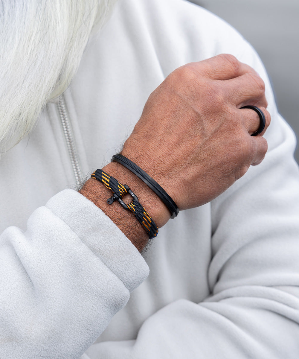 Vicious Vik Black - Rust Orange & Navarch Black & Navarch Ring Set