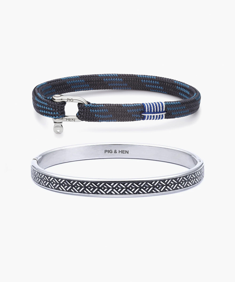Vicious Vik Slate Gray - Ash Blue & Striato Set